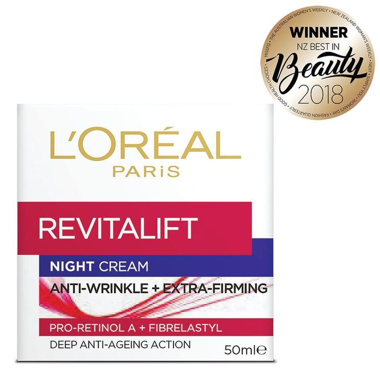 L'Oreal Paris Revitalift Night Cream 50ml, , hi-res