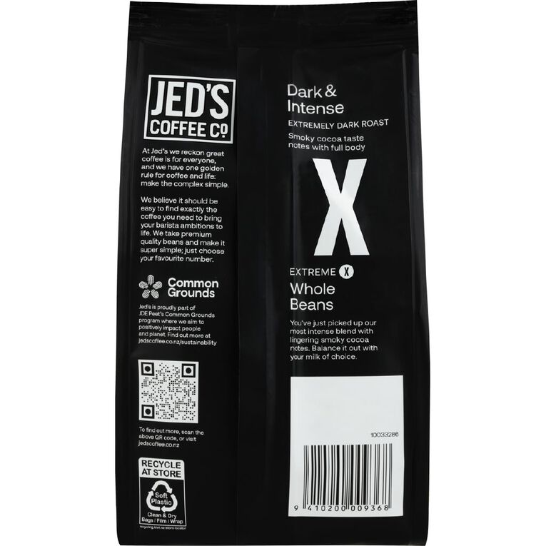 Jed's Blend Xtreme Coffee Whole Beans 200g, , hi-res