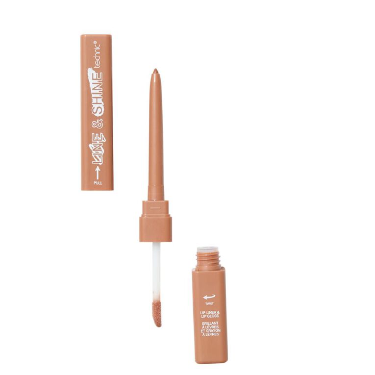 Technic Line & Shine Lip Liner & Lipgloss - Vanilla Chai, , hi-res