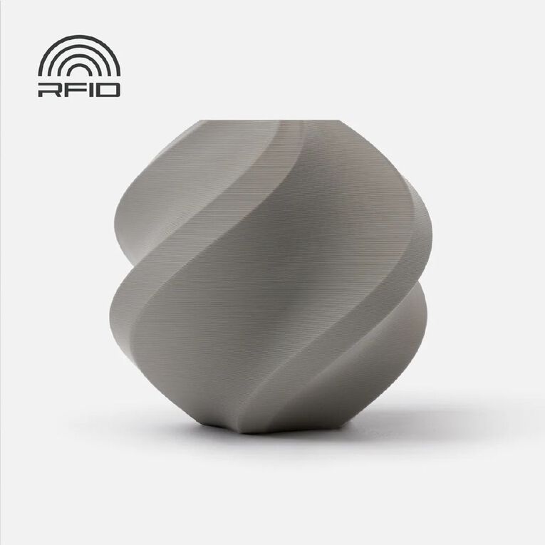 Bambu Lab PLA Basic-Gray With Spool, , hi-res