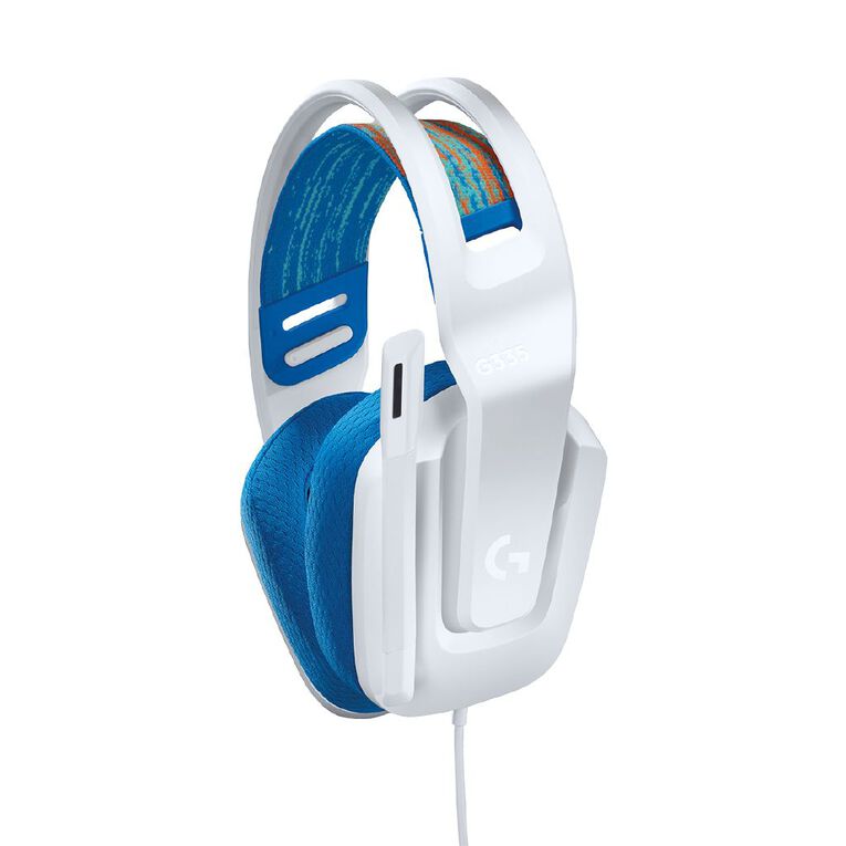 Logitech G335 Wired Gaming Headset White White, , hi-res