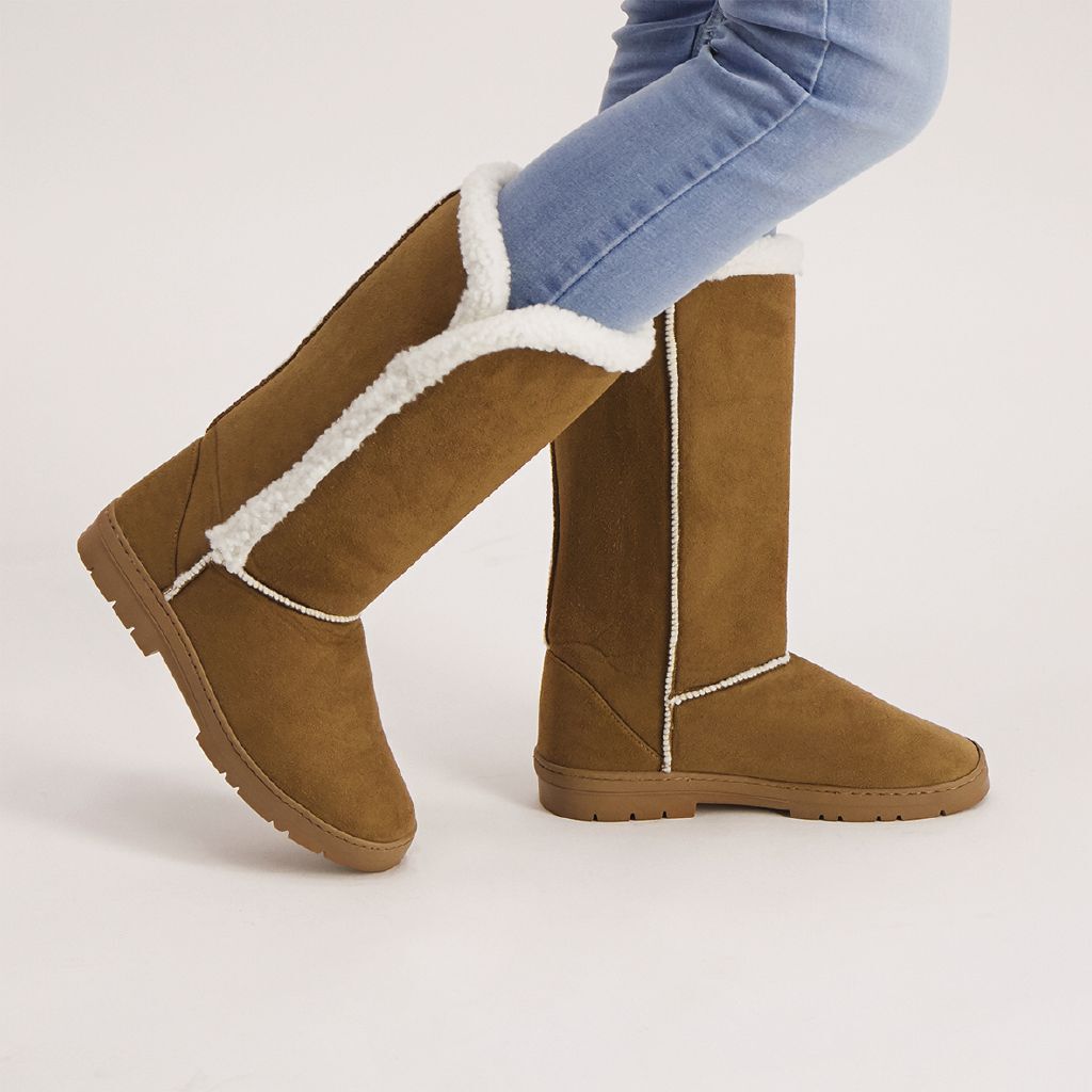 tall slipper boots