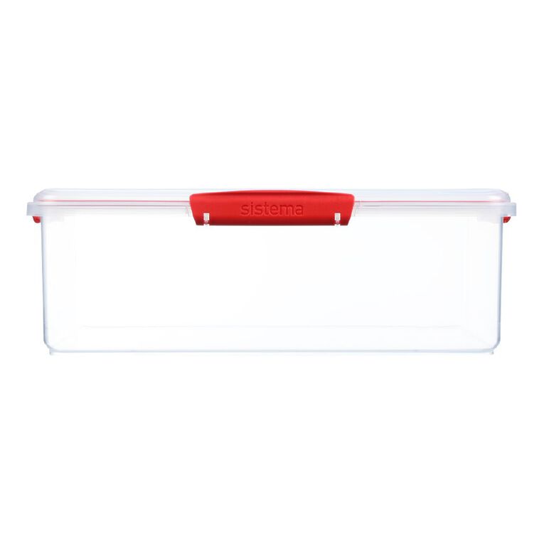 Sistema Klip It Red Rectangular Box Clear 7L Clear 7L, , hi-res