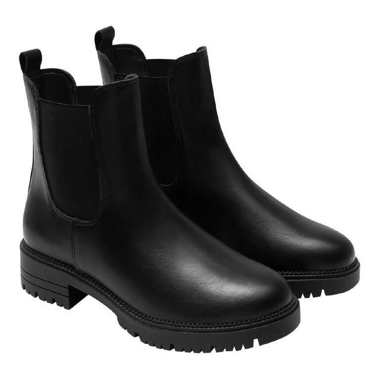 H&H Women's Harlow Ankle Boots, Black, hi-res