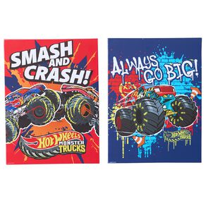 Hot Wheels Monster Truck Smash Set of 2 Prints 30cm x 40cm