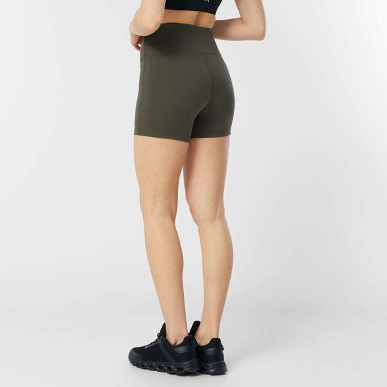 Active Intent Women's 4 Inch Bike Shorts, Green Mid, hi-res