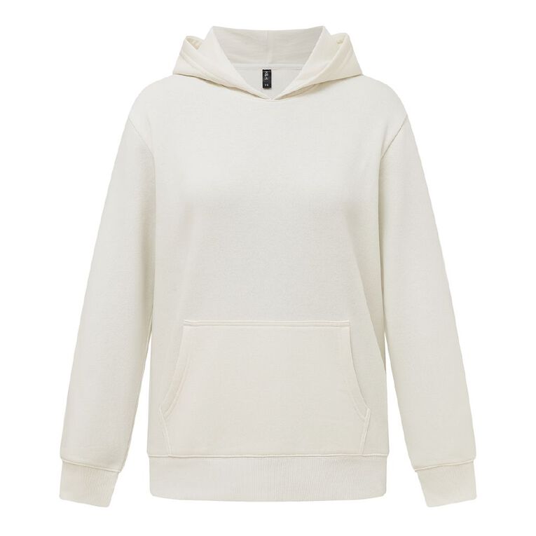 H&H Women's Essential Pullover Hoodie, Cream, hi-res