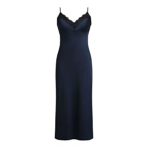 H&H Women's Satin Lace Maxi Slip Dress