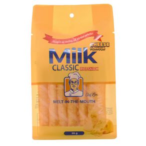 chef kim milk classic cheese flavour rice snack 55 g