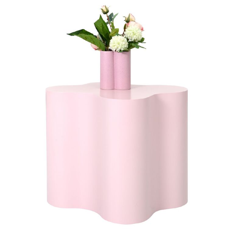 Living & Co Curve Side Table Pink, , hi-res