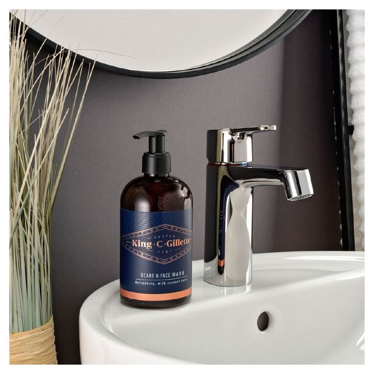 King C. Gillette Beard Wash 350ml, , hi-res