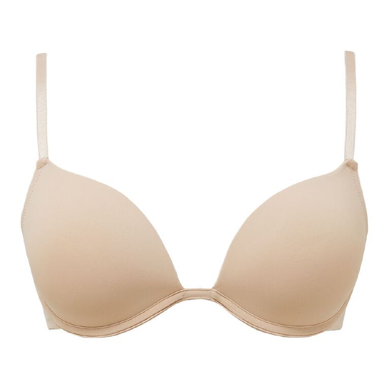 H&H Women's Push Up Bra, Beige, hi-res