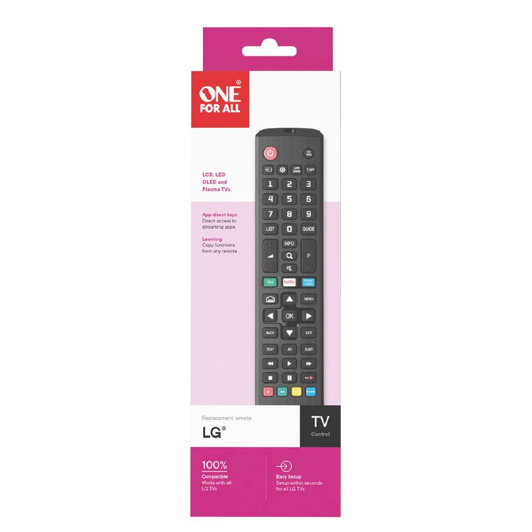 One for All Replacement Remote for all LG TVs, , hi-res