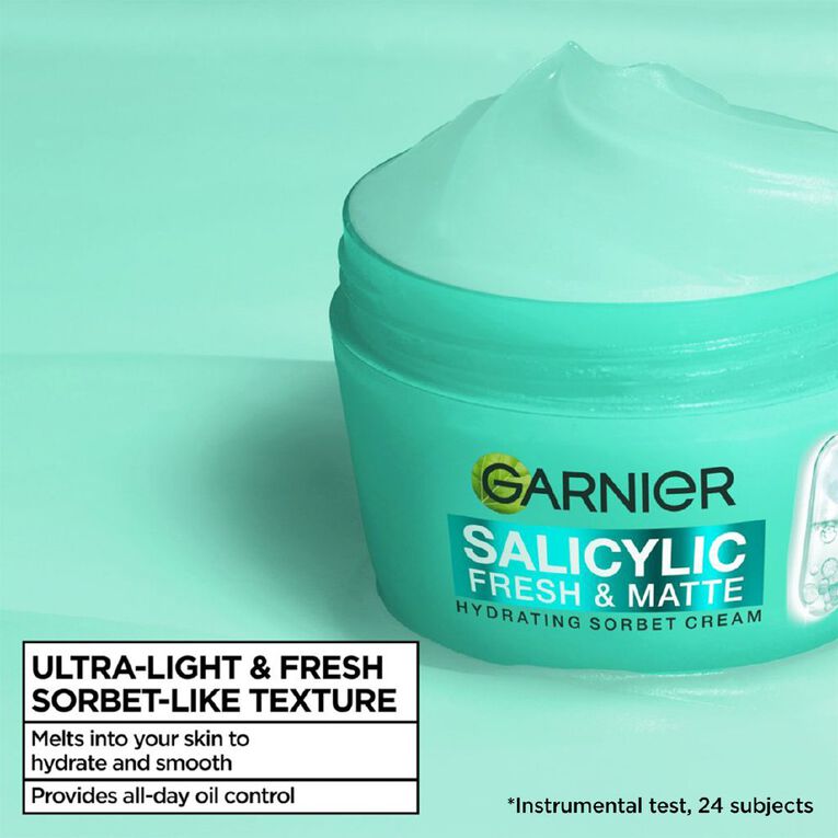 Garnier Salicylic Acid Sorbet Cream 85ml, , hi-res