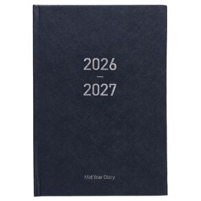 WS Mid Year Diary Navy Week To View A5 26-27