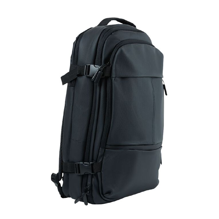 H&H Travel Expandable Backpack Black 16L, , hi-res