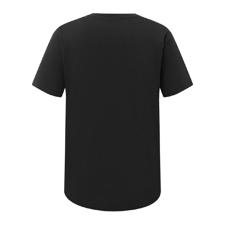Garage Men's Longline Tee, Black, hi-res