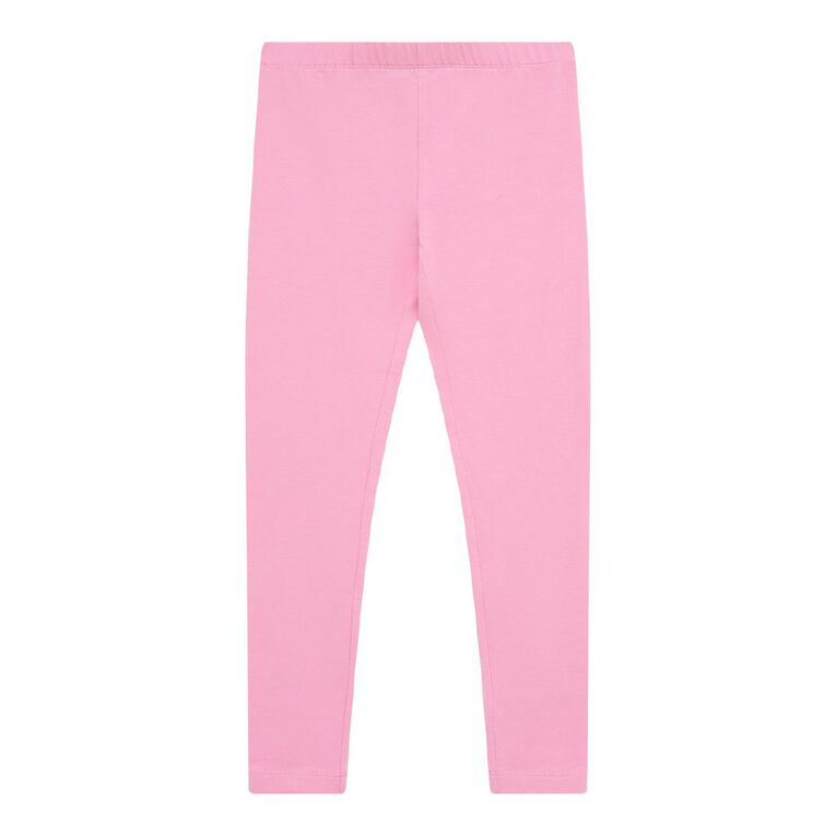 Young Original Plain Leggings, Pink Mid BGONIA PNK, hi-res