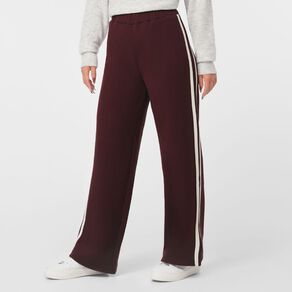 H&H Women's Stripe Wide Leg Sweatpants