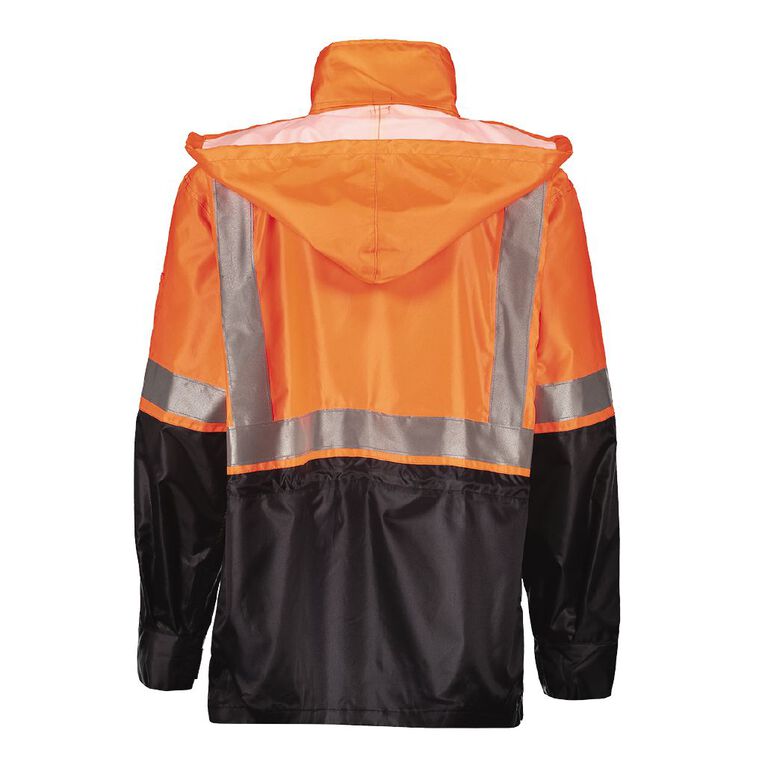 Rivet High Visibility Day & Night Compliant Jacket, Orange, hi-res