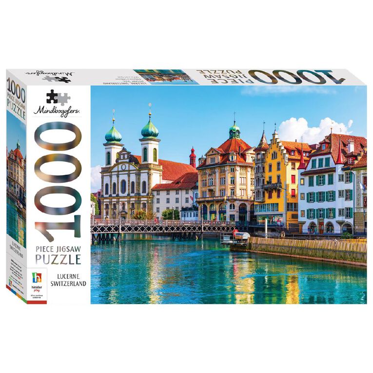 Mindbogglers Lucerne Switzerland 1000 Piece Puzzle, , hi-res