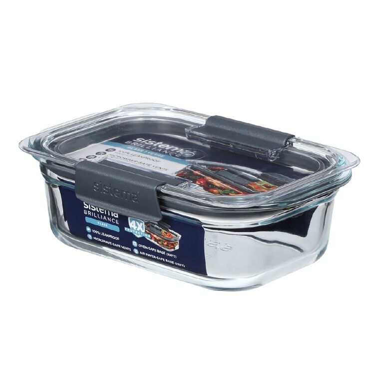 Sistema Brilliance Glass Small Rectangle 757ml, , hi-res