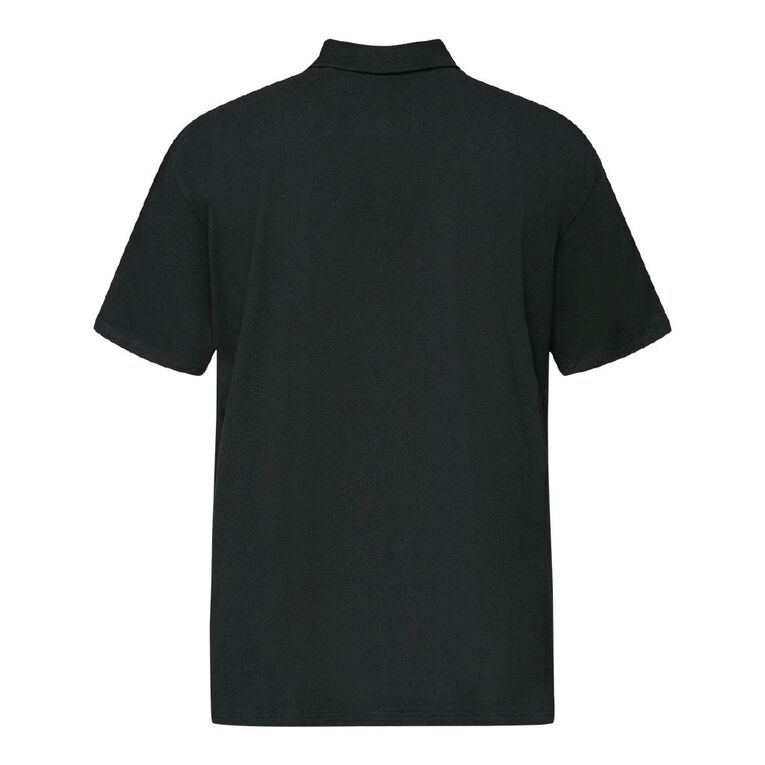 H&H Men's Relaxed Fit Polo, Black, hi-res