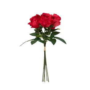 Living & Co Artificial Rose Bunch Red