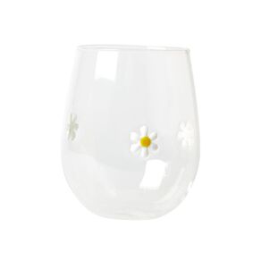 Living & Co Stemless Wine Glass Summer Fruit Clear