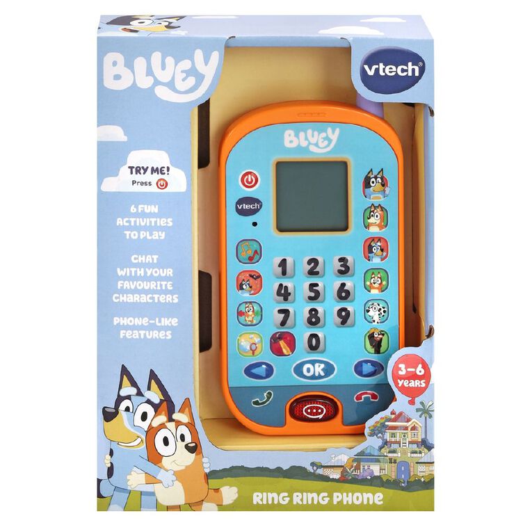 Vtech Bluey Ring Ring Phone, , hi-res