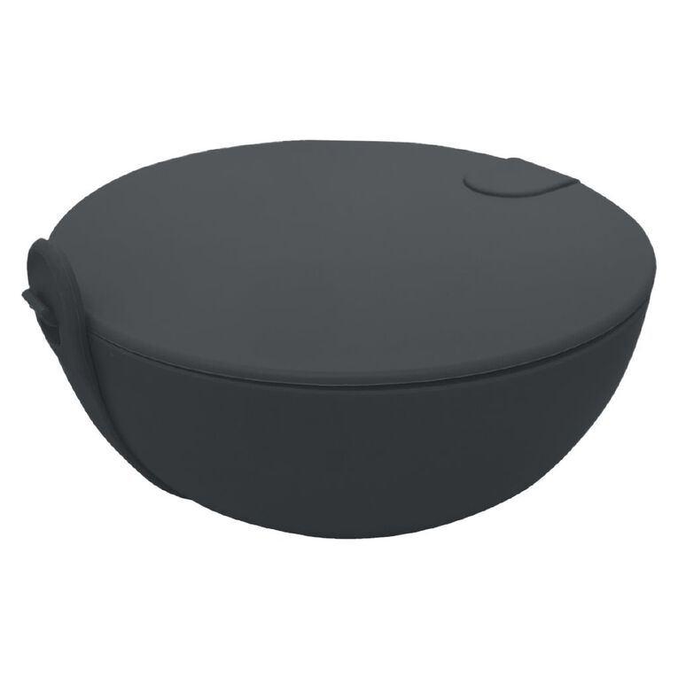 Seymours Versa Salad Bowl Wit Silicon Strap Charcoal, , hi-res