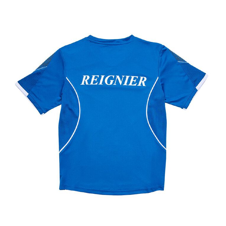 Schooltex Reignier Catholic School PE Tee with Embroidery, Royal/White, hi-res