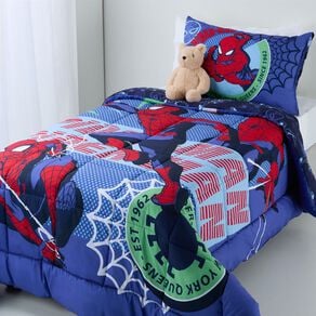 Spider-Man Comforter Set 2 Piece King Single