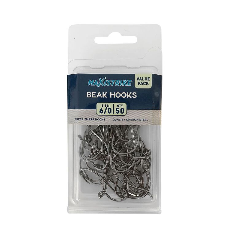 Maxistrike 6/0 Beak Hook Value Pack (50 per pack), , hi-res