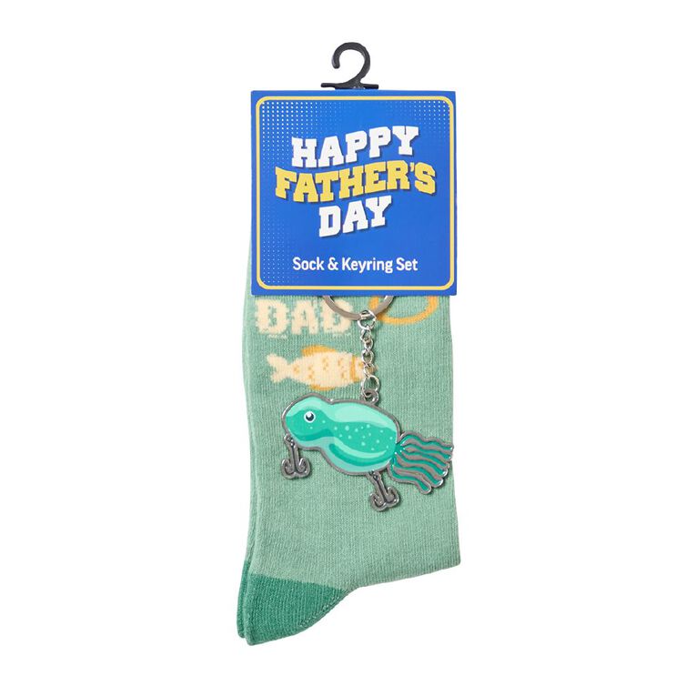 FY27 Fishing Sock and Keyring set, , hi-res