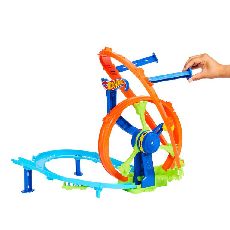 Hot Wheels Crank Crash Turbine Challenge Trackset, , hi-res