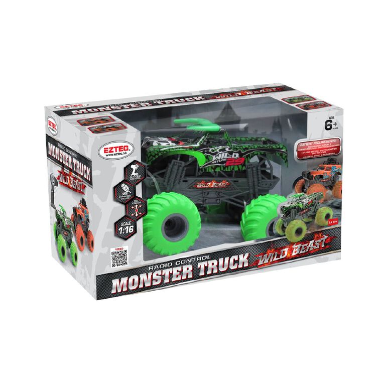 Radio Control 1/16 Monster Truck Wild Beast, , hi-res