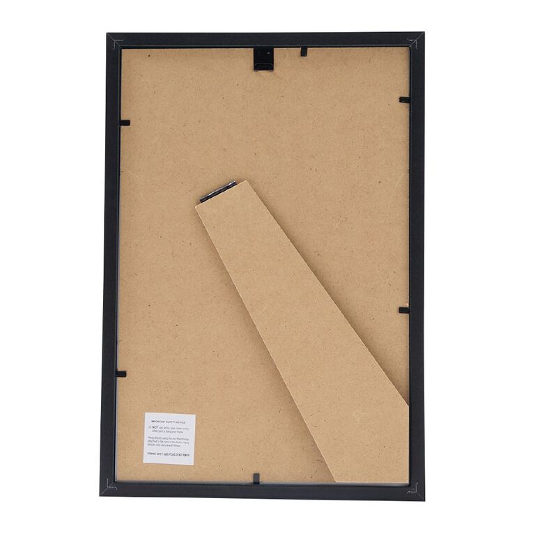 Living & Co Everyday Photo Frame 6in x 8in Black, , hi-res