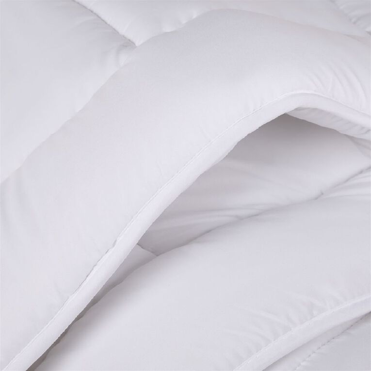 Living & Co 800gsm Microfibre Duvet Inner White King Single, , hi-res