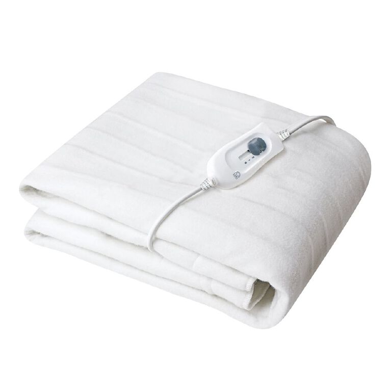 Living & Co Tie Down Electric Blanket - 150cm x 155cm Queen, , hi-res