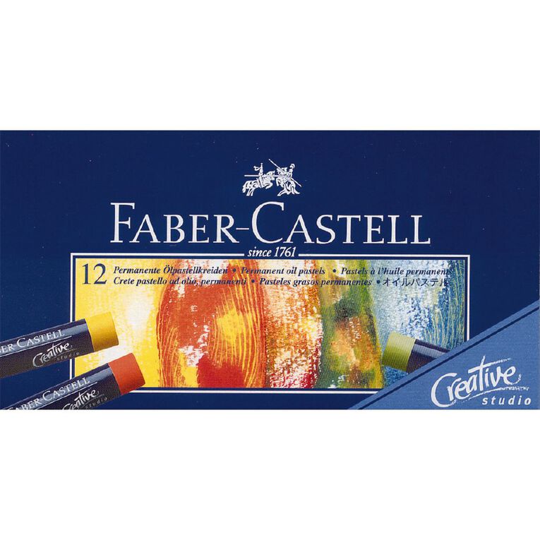 Faber-Castell Oil Pastels 12 Pack, , hi-res