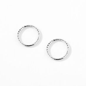 Sterling Silver Sleeper Earrings 13mm