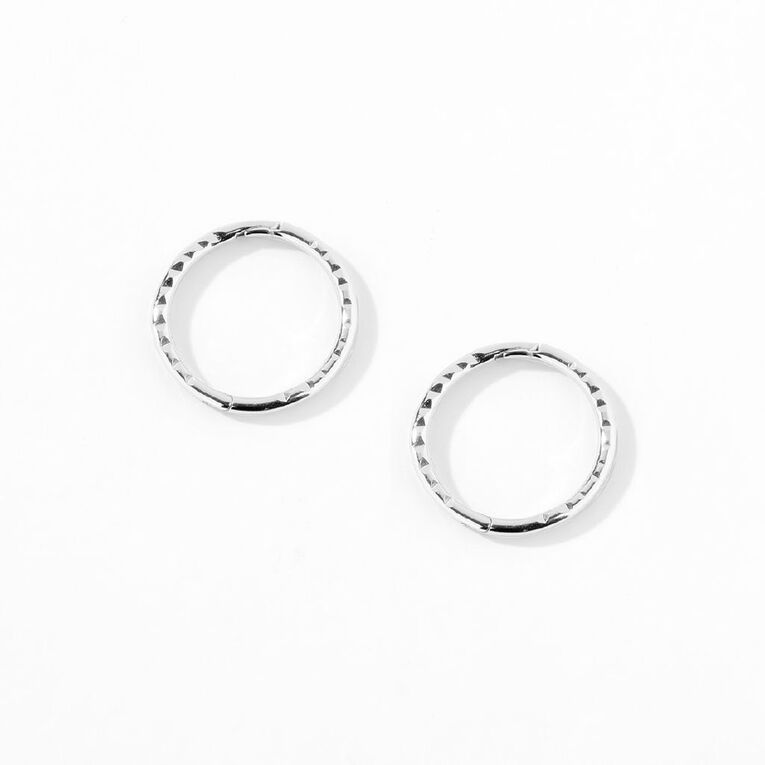 Sterling Silver Sleeper Earrings 13mm, , hi-res