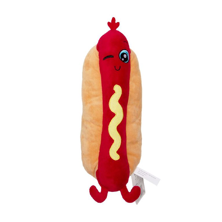 Petzone Hot Dog Plush Toy Multi-Coloured, , hi-res