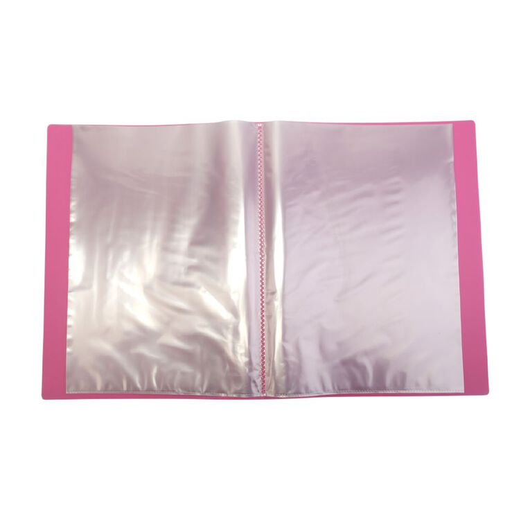WS Colour Pop Clearbook Premium 20 Page Pink, , hi-res