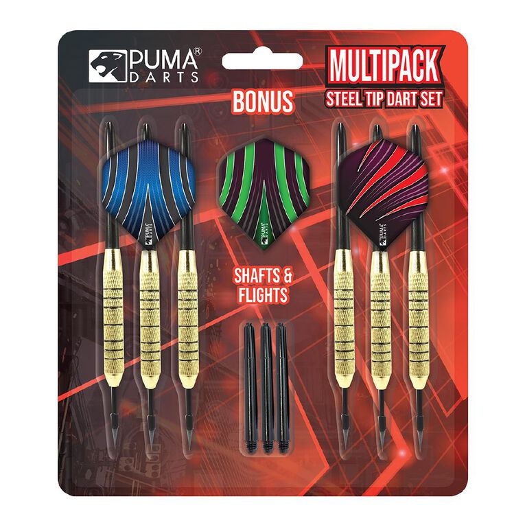 Puma Darts Multipack 2 Player Dart Set Assorted, , hi-res