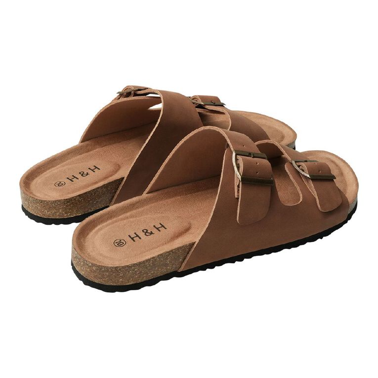 H&H Men's Rufus Sandals, Brown, hi-res