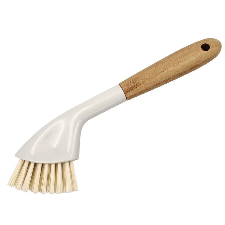 Living & Co Bamboo Handle Grout Brush, , hi-res