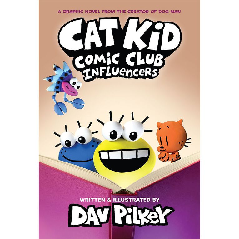 Cat Kid Comic Club #5 Influencers by Dav Pilkey, , hi-res