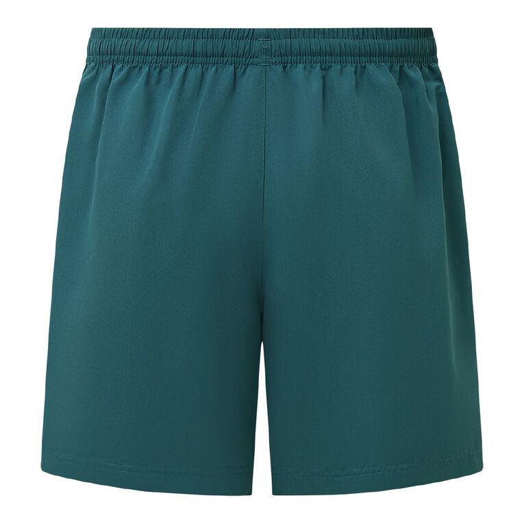 Active Intent Men's Double Stripe Shorts, Green Dark, hi-res
